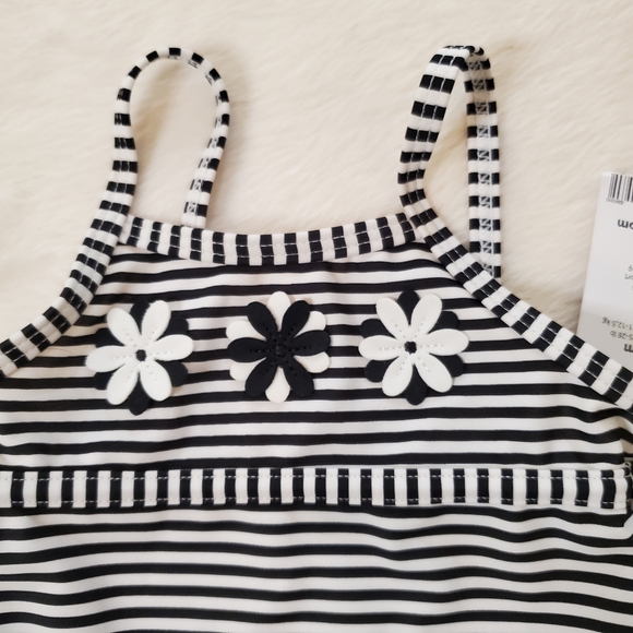 NWT Carter's 2-pc Black And White Swimsuit - Picture 4 of 7